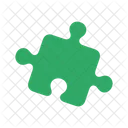 녹색 퍼즐 조각  아이콘