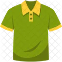 Shirt Green Yellow Icon