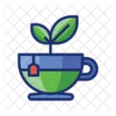 Green Tea Food Drink Icono
