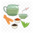 Green Tea With Cinnamon  Icon
