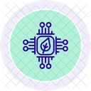 Green Technology Innovation Line Icon Icon