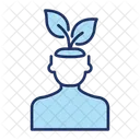 Green Thinking Thinking Mind Icon