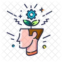 Green Thinking Green Eco Icon