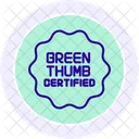 Green Thumb Certified Green Thumb Icon