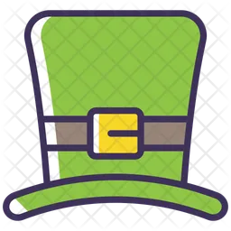 Green Top Hat  Icon