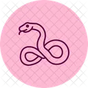 Green Tree Python Greentreepython Reptile Icon