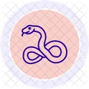 Green Tree Python Greentreepython Reptile Icon