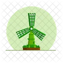 Green windmill  Icon