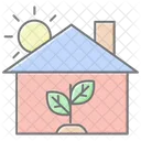 Greenhouse Lineal Color Icon Icon