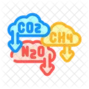 Greenhouse Gas Reduction Icon
