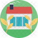 Greenhouse Leaf House Icon
