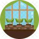 Greenhouse Plant Garden Icon