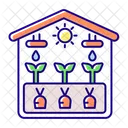 Greenhouse Growth Greenery Icon