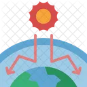 Greenhouse Effect Global Warming Icon