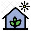 Greenhouse Gardening Plant Icon