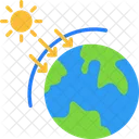 Greenhouse Effect Climate Icon