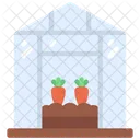Greenhouse With Vegetables Icon