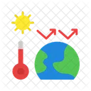 Greenhouse Effect Global Warming Environment Icon