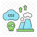 Greenhouse gas emission  Icon
