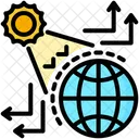 Greenhouse Gases Ozone Global Warming Icon