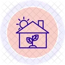 Greenhouse Line Icon Icon