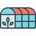 Greenhouse Plantation Botanical Icon