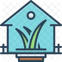Greenhouse Plantation Botanical Icon