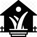 Greenhouse Plantation Botanical Icon