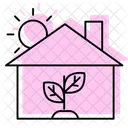 Greenhouse Color Shadow Thinline Icon 아이콘