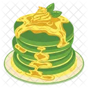 Greentea Pancake Icon