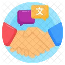 Handclasp Greeting Handshake Icon