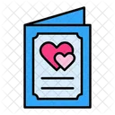 Greeting Card Valentines Day Love Letter Icon