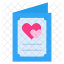 Greeting Card Valentines Day Love Letter Icon