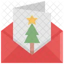 Greeting Card Christmas Icon