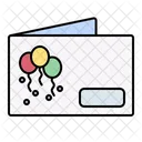 Greeting Card Birthday Icon