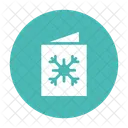 Greeting Card Snow Icon
