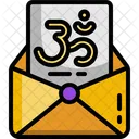 Greeting Card Diwali Om Icon