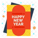Greeting Card New Year Card Invitation Card Icon