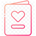 Greeting Card Love Heart Icon