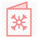 Greeting Card Snow Icon