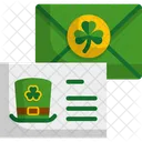 Greeting Card St Patrick Saint Patricks Icon