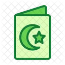 Greeting Card Ramadan Crescent Moon Icon