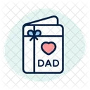 Greeting Card Father Day Icon