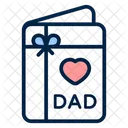 Greeting Card Father Day Icon