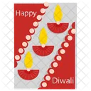 Greeting Card Wishing Diwali Wishing Icon