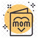 Card Mothers Day Wishes Icon