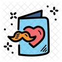 Day Card Fathers Icon