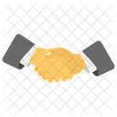 Greetings Handshaking Reception Icon