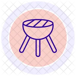 Grelha de churrasco  Ícone