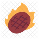 Grelhador de carne  Ícone